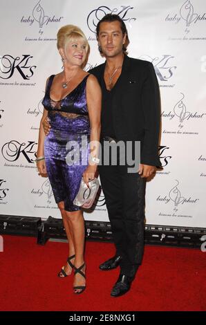 Ivana Trump and boyfriend Rossano Rubicondi attend an exclusive celebration of New York Fashion Week held at Guastavino's in New York City, NY USA on September 7, 2007. Photo by Gregorio Binuya/ABACAPRESS.COM Stock Photo