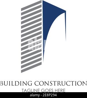 Creative Building Concept Logo Design Template Stock Vector Image & Art ...