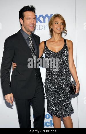 Cast members Dane Cook and Jessica Alba attend the premiere of Lionsgate 'Good Luck Chuck' at the Mann National Theatre in Westwood, Los Angeles, CA, USA on September 19, 2007. Photo by Lionel Hahn/ABACAPRESS.COM Stock Photo