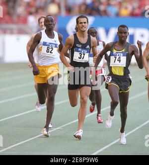 France's Mehdi Baala competes in the men's 1500 meters at the IAAF 5th World Athletics Final 2007 in Stuttgart, Germany on September 22, 2007. Photo by Gladys Chai von der Laage/Cameleon/ABACAPRESS.COM Stock Photo