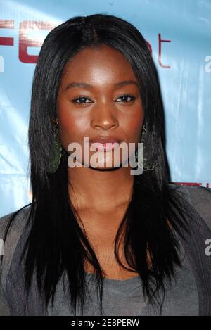 Model Dani of America's Next Top Model attends Kelly Rowland's album release party for 'Ms. Kelly' held at Home nightclub on Tuesday July 10, 2007 in New York City, USA. Photo by Gregorio Binuya/ABACAUSA.COM (Pictured: Dani, America's Next Top Model) Stock Photo