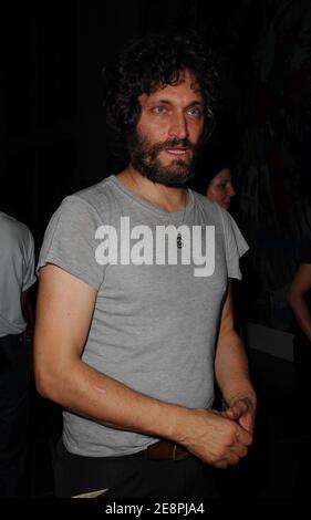 Actor Vincent Gallo attends the Warhol Factory X Levi's X Damien Hirst show during Mercedes Benz Fashion Week Spring 2008 at Gagosian Gallery in New York City, USA on September 8, 2007. Photo by Gregorio Binuya/ABACAUSA.COM (Pictured : Vincent Gallo) Stock Photo