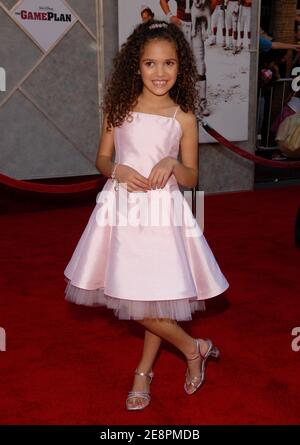 Madison Pettis attends the world premiere of Walt Disney's Studios 'The Game Plan' held at El Capitan Theatre in Hollywood. Los Angeles, September 23, 2007. (Pictured: Madison Pettis). Photo by Lionel Hahn/ABACAPRESS.COM Stock Photo