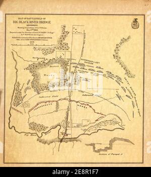 Military maps of the war of the Rebellion-miscellaneous, (1865-1879). Stock Photo