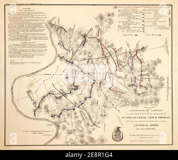 Military maps of the war of the Rebellion-miscellaneous, (1865-1879). Stock Photo