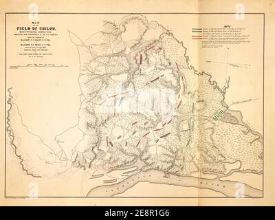 Military maps of the war of the Rebellion-miscellaneous, (1865-1879). Stock Photo