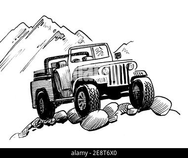 Jeep Drawing Sketch Stock Illustrations – 222 Jeep Drawing Sketch Stock  Illustrations, Vectors & Clipart - Dreamstime