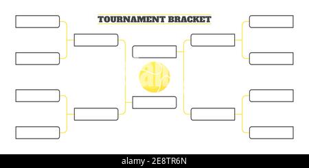 Premium Vector  8 team tournament bracket championship template flat style  design vector illustration