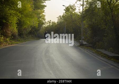 beautiful Murre Road Islamabad Pakistan Stock Photo