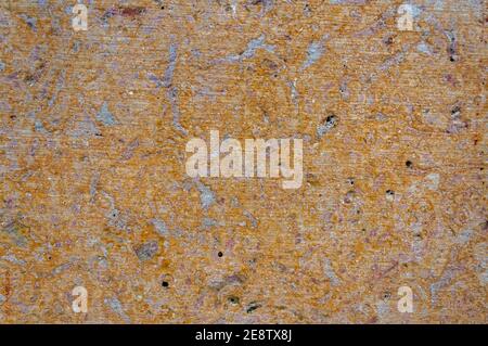 Sandstone surface yellow biege patterned texture background Stock Photo