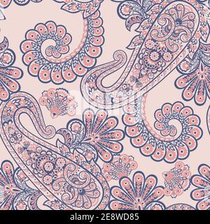 Paisley pattern, great design for any purposes. Seamless background Stock Vector
