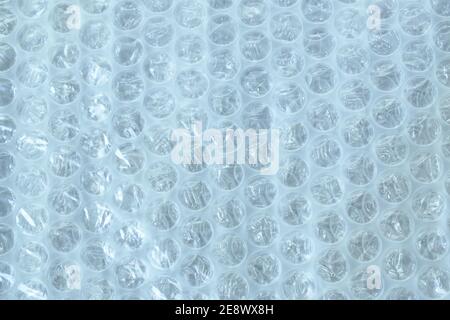 close up of air bubble for absorb delivery stuff texture and background Stock Photo
