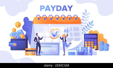 Abstract colored vector payday concept Stock Vector