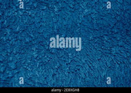 Blue carpet background and texture. Design element. Stock Photo
