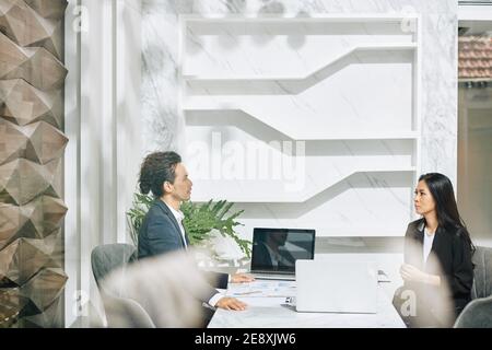 Business people meeting in modern office Stock Photo