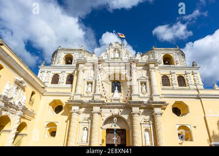 church in antigua in guatemala Stock Photo