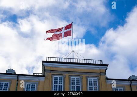 Danish Flag on Frederiksberg Palace