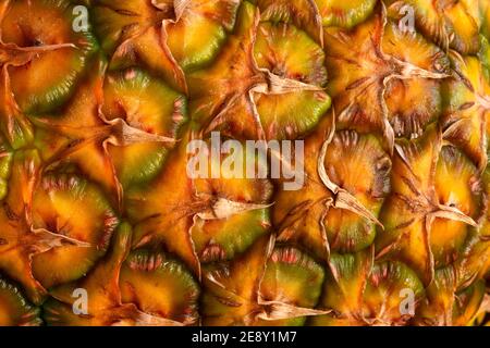 Pineapple texture texture close up Stock Photo