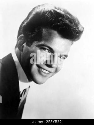 BOBBY VEE (1943-2016) Promotional photo of American singer and songwriter about 1962 Stock Photo