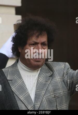 File picture of Colonel Gaddafi's cousin Ahmad Kadhaf al Dam leaving the Hotel de Lassay after being received by the French National Assembly in Paris, France on December 11, 2007. Ahmed Gadhaf al Dam, defected to Egypt in protest at the violence in Libya. Photo by Ammar Abd Rabbo-Mousse/ABACAPRESS.COM Stock Photo