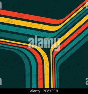 Retro lines trio Stock Vector