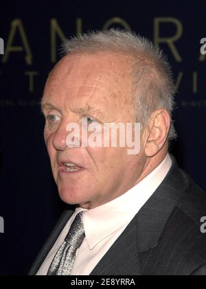 Sir Anthony Hopkins attends the NYC premiere of 'Slipstream', a film written and directed by Anthony Hopkins, at the Museum of Modern Art in New York City, NY, USA on Thursday, October 18, 2007. Photo by David Miller/ABACAPRESS.COM Stock Photo