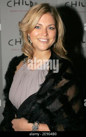 Sweden's Princess Madeleine arrives for the annual Gala dinner for the World Childhood Foundation USA held at the Grand Ballroom in New York City, NY, USA on Monday November 12, 2007. Photo by Charles Guerin/ABACAPRESS.COM Stock Photo