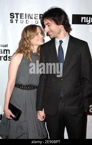 Actress Jennifer Jason Leigh and director Noah Baumbach attend the 17th Annual Gotham Awards presented by IFP (Independent Feature Project) at Steiner Studios in New York City, NY, USA on November 27, 2007. Photo by Gregorio Binuya/ABACAPRESS.COM Stock Photo