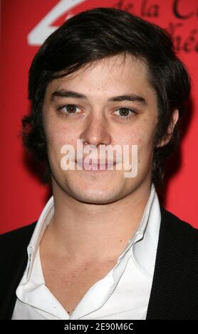 French actor Aurelien Wiik poses during the 2nd Raimu awards ceremony, held at the Espace Pierre Cardin, in Paris, France on December 17, 2007. Photo by Denis Guignebourg/ABACAPRESS.COM Stock Photo