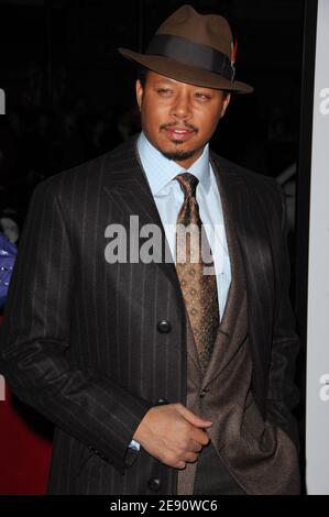 Actor Terrence Howard arrives at the premiere of Warner Bros. Pictures 'August Rush' at the Ziegfeld Theater in New York City, USA on November 11, 2007. Photo by Gregorio Binuya/ABACAUSA.COM (Pictured : Terrence Howard) Stock Photo