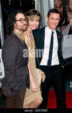 Sean Lennon,Charlotte Kemp Muhl and Jasson Gordon- attend the premiere of '50/50' at the Ziegfeld Theater on September 26, 2011 in New York City, USA. Photo by IKN/ABACAPRESS.COM Stock Photo