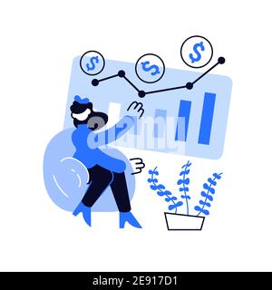 Investment fund abstract concept vector illustration. Investment Stock Vector