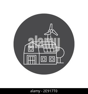 Farm management agriculture. Agricultural automation and robotics. Modern technologies. Smart farming black glyph icon. Greenhouse IOT. Sign for web p Stock Vector