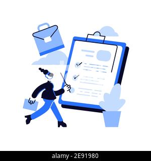 Careers abstract concept vector illustration. Start career, company Stock Vector