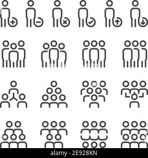 people and population icon set,vector and illustration Stock Vector ...