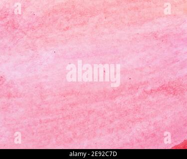 Empty pink gradient colored paper surface watercolor blur background. Stock Photo