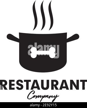 Restaurant icon logo design vector illustration template Stock Vector