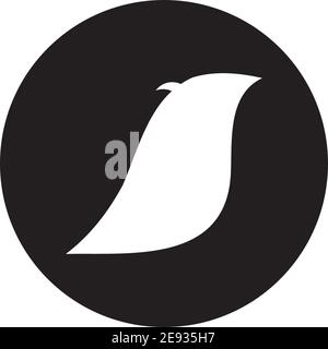 Bird icon logo design template for property company Stock Vector