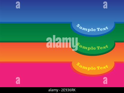 Vector illustration of jigsaw puzzle pieces in closeup view as design template for page layout with area for copy space. Stock Vector