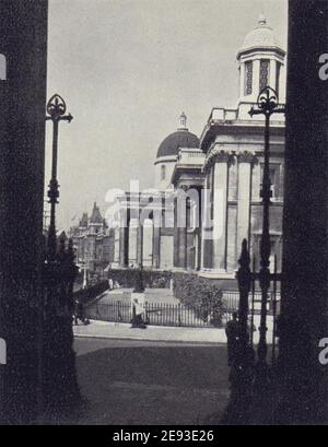 National Gallery, Trafalgar Square, from St. Martin-in-the-Fields. SMALL 1946 Stock Photo
