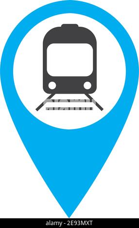 Transport buttons set with map Vector illustration transportation map point icon  transport pointers on map Stock Vector