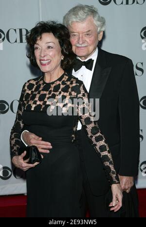 **FILE PHOTO** Hal Holbrook Has Passed Away.  NEW YORK, NY- JUNE 11: Dixie Carter and Hal Holbrook arrive for the 60th Annual Tony Awards held at Radio City Music Hall, on June 11, 2006, in New York City. Credit: Joseph Marzullo/MediaPunch Stock Photo