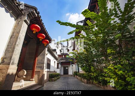 Confucius temple in nanjing, jiangsu province Stock Photo