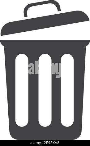 trash can icon vector illustration Stock Vector