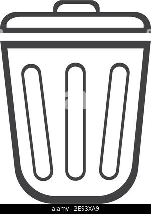 trash can icon vector illustration Stock Vector
