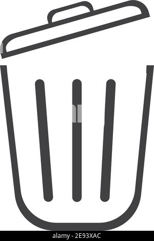 trash can icon vector illustration Stock Vector