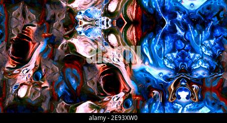 Abstract Colorful Paint Surreal Background. The Photos Created from my Paint Explode videos. They are Seamless and Tileable Stock Photo