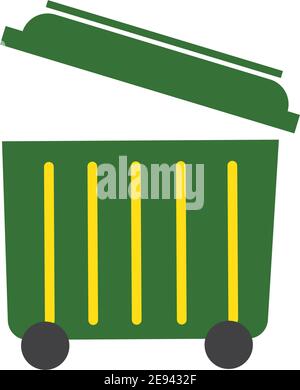 trash can icon vector illustration Stock Vector