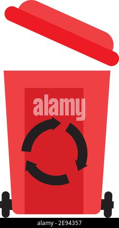 trash can icon vector illustration Stock Vector