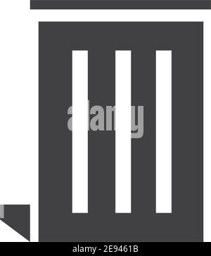 trash can icon vector illustration Stock Vector